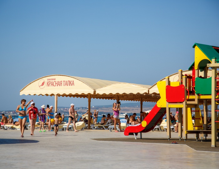 Детская зона на пляже - Санаторий «Красная Талка»